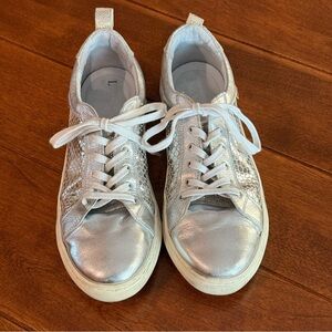 Lasocki Elegant Silver Women's Sneakers size 10